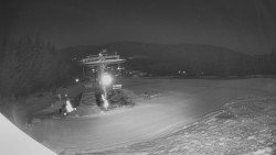 Horní část sjezdovky Skiareálu Ramzová