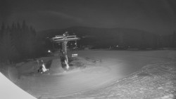 Horní část sjezdovky Skiareálu Ramzová