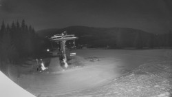 Horní část sjezdovky Skiareálu Ramzová