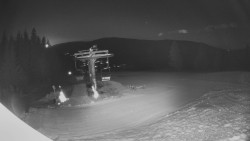 Horní část sjezdovky Skiareálu Ramzová