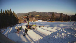 Horní část sjezdovky Skiareálu Ramzová