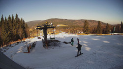 Horní část sjezdovky Skiareálu Ramzová