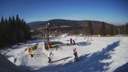 Horní část sjezdovky Skiareálu Ramzová