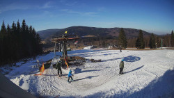 Horní část sjezdovky Skiareálu Ramzová