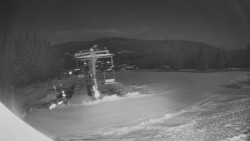 Horní část sjezdovky Skiareálu Ramzová