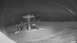 Horní část sjezdovky Skiareálu Ramzová