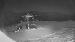 Horní část sjezdovky Skiareálu Ramzová