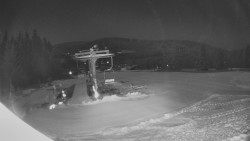 Horní část sjezdovky Skiareálu Ramzová