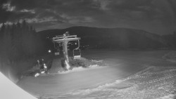 Horní část sjezdovky Skiareálu Ramzová