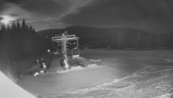 Horní část sjezdovky Skiareálu Ramzová