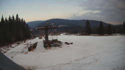 Horní část sjezdovky Skiareálu Ramzová