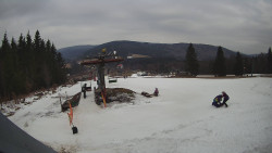 Horní část sjezdovky Skiareálu Ramzová