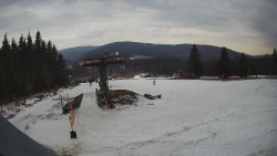 Horní část sjezdovky Skiareálu Ramzová