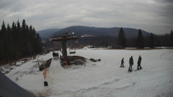 Horní část sjezdovky Skiareálu Ramzová