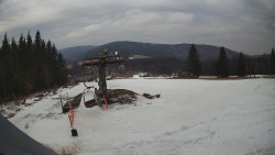 Horní část sjezdovky Skiareálu Ramzová