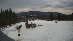 Horní část sjezdovky Skiareálu Ramzová