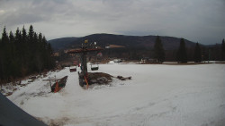 Horní část sjezdovky Skiareálu Ramzová