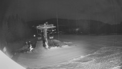 Horní část sjezdovky Skiareálu Ramzová