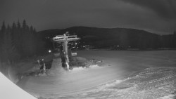 Horní část sjezdovky Skiareálu Ramzová