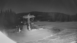 Horní část sjezdovky Skiareálu Ramzová