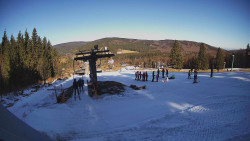 Horní část sjezdovky Skiareálu Ramzová