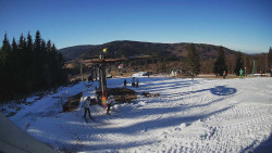 Horní část sjezdovky Skiareálu Ramzová