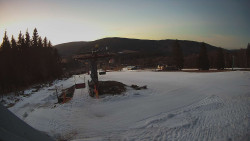 Horní část sjezdovky Skiareálu Ramzová