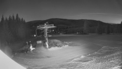 Horní část sjezdovky Skiareálu Ramzová