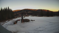 Horní část sjezdovky Skiareálu Ramzová