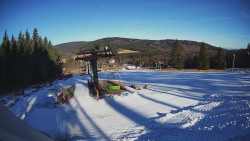 Horní část sjezdovky Skiareálu Ramzová