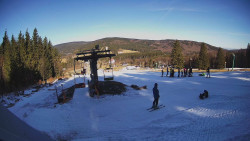 Horní část sjezdovky Skiareálu Ramzová