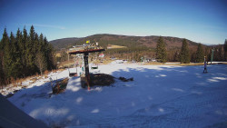 Horní část sjezdovky Skiareálu Ramzová