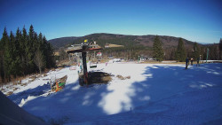 Horní část sjezdovky Skiareálu Ramzová