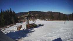 Horní část sjezdovky Skiareálu Ramzová