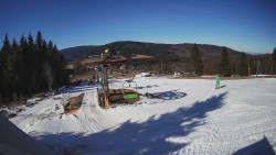 Horní část sjezdovky Skiareálu Ramzová