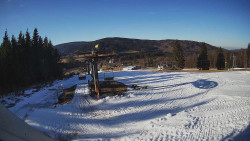 Horní část sjezdovky Skiareálu Ramzová