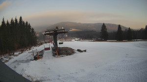 Horské atrakce Ramzová - Horní část sjezdovky Skiareálu Ramzová - 4.3.2026 v 07:30