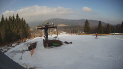 Horní část sjezdovky Skiareálu Ramzová