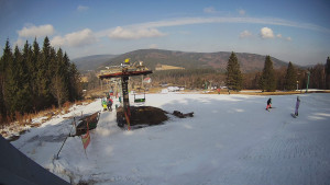 Horské atrakce Ramzová - Horní část sjezdovky Skiareálu Ramzová - 4.3.2026 v 10:30