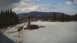 Horní část sjezdovky Skiareálu Ramzová