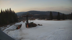 Horní část sjezdovky Skiareálu Ramzová