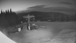 Horní část sjezdovky Skiareálu Ramzová