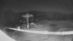 Horní část sjezdovky Skiareálu Ramzová