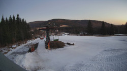 Horní část sjezdovky Skiareálu Ramzová