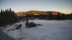 Horní část sjezdovky Skiareálu Ramzová