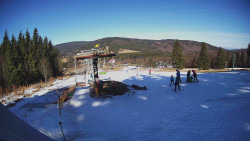 Horní část sjezdovky Skiareálu Ramzová