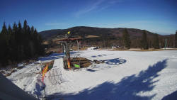 Horní část sjezdovky Skiareálu Ramzová