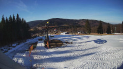 Horní část sjezdovky Skiareálu Ramzová