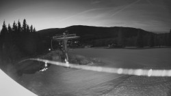 Horní část sjezdovky Skiareálu Ramzová