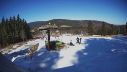 Horní část sjezdovky Skiareálu Ramzová